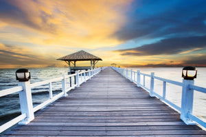 modern-3-piece-aluminium-print-the-bridge-into-the-sea