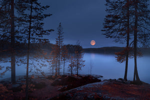 acrylic-print-red-moon-x