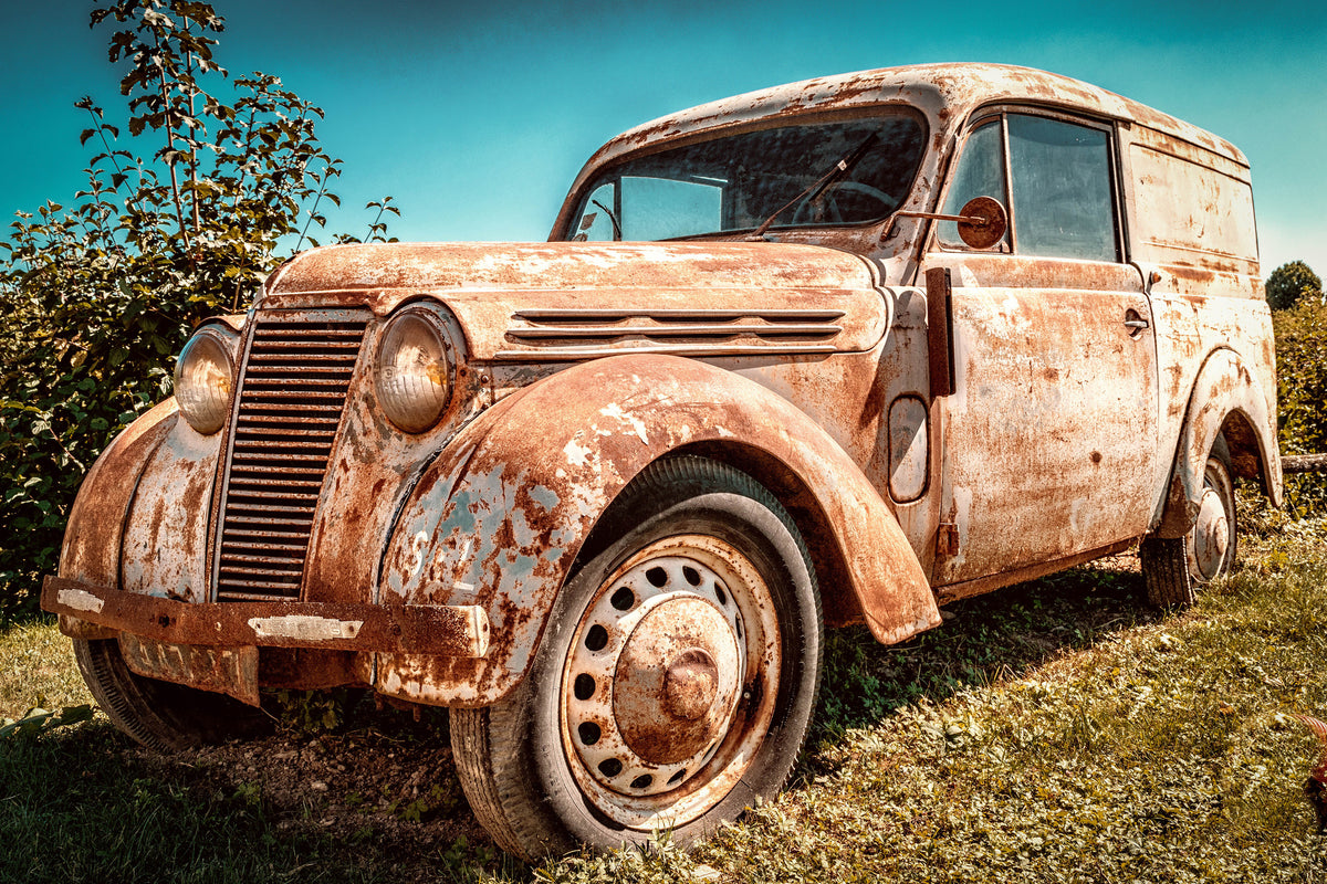 framedposter-print-oldtimer-with-rust